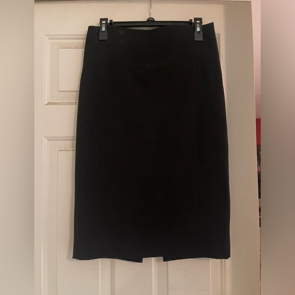 Express Women’s High Waisted Black Career Pencil Skirt